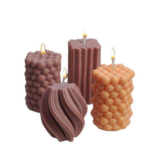 Kit De velas Decorativas en 3D