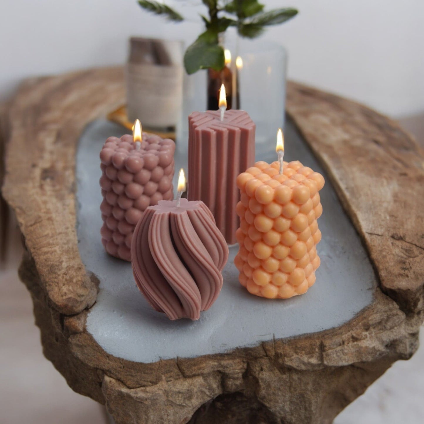 Kit De velas Decorativas en 3D